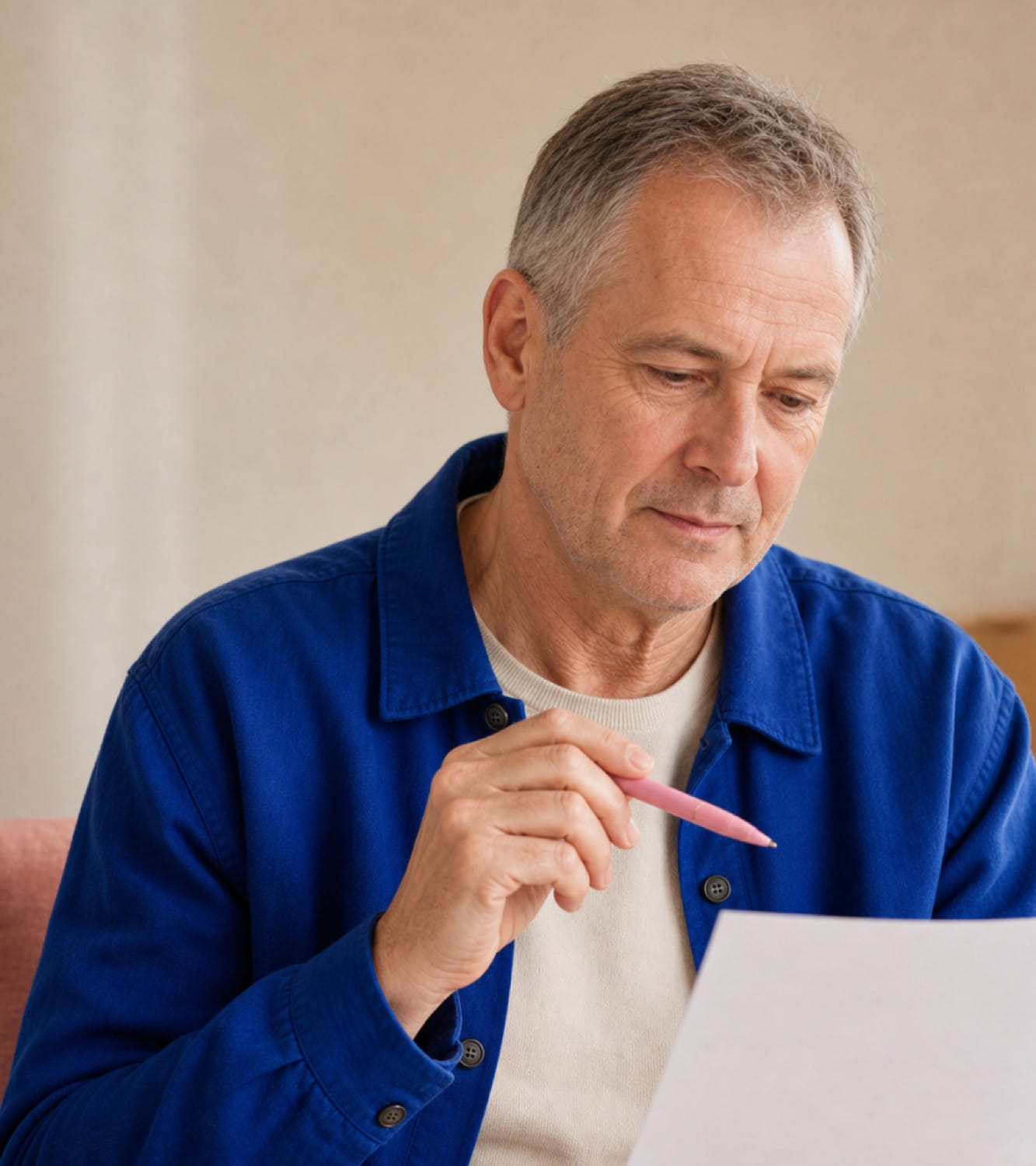 A guarantor reviewing the loan